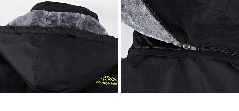 TIEPUS, новинка, куртка с капюшоном размера плюс XL~ 6XL 7XL 8XL 9XL, Мужская зимняя ветровка, плюс бархатный теплый водонепроницаемый пуховик, Мужское пальто