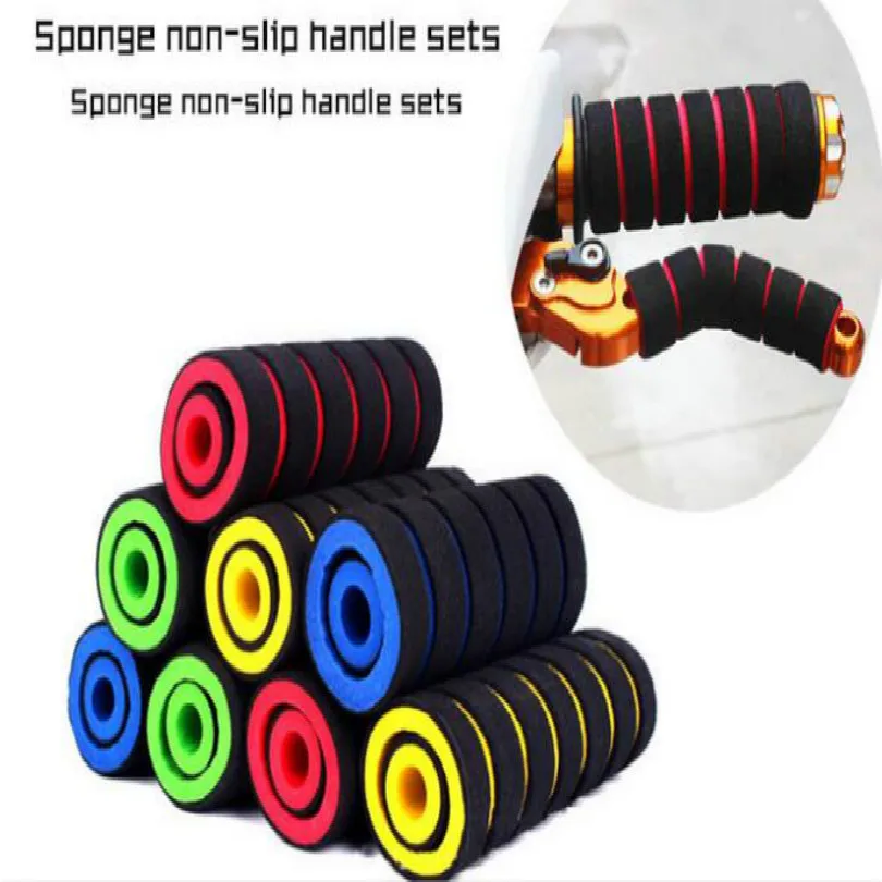 

universal scooter handlebar motorcycle handlebar sponge cover 4pcs/lot red blue green yellow free shipping
