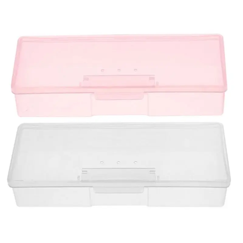 Пластиковые прозрачные пилки для ногтей 2 цвета|Коробки и ящики хранения| |