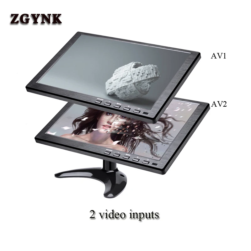 ZGYNK10.1 дюймов ЖК HD дисплей мини портативный компьютер Расширенный Дисплей HDMI цветной экран монитор безопасности с динамиком