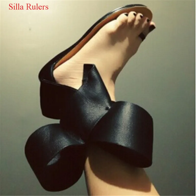 red bow sandals flat