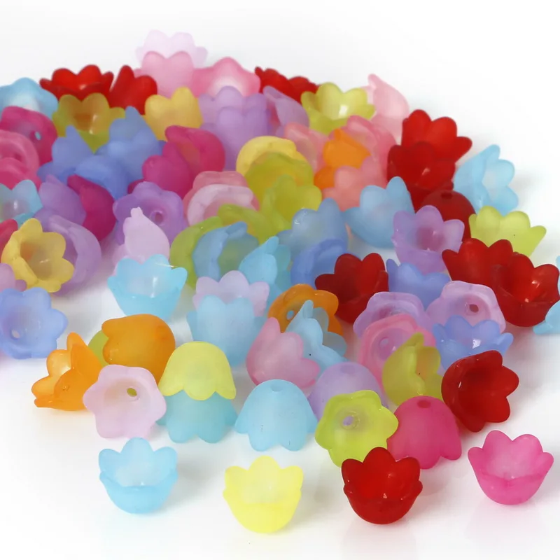 

Hot Sale Approx 6*9mm 220Pcs/lot Acrylic Loose Spacer Charm Frosted Leaf Beads Fit Fashion Jewelry Necklace Bracelet For DIY