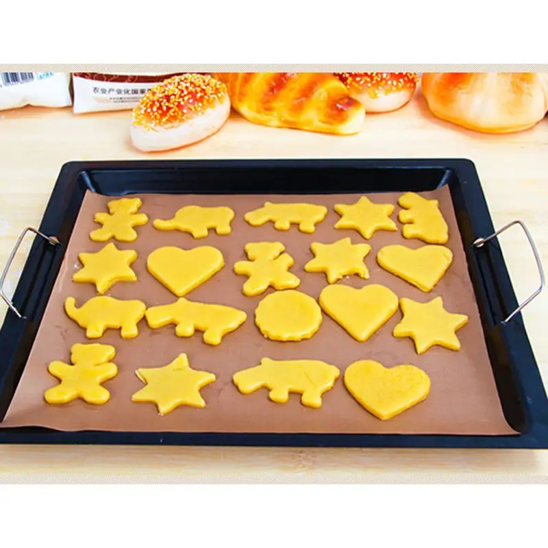 Reusable Baking Mat High Temperature Resistant Teflon Sheet Pastry Baking Oilpaper Heat-Resistant Pad Non-stick For Outdoor BB Reusable Baking Mat High Temperature Resistant Teflon Sheet Pastry Baking Oilpaper Heat-Resistant Pad Non-stick For Outdoor BB