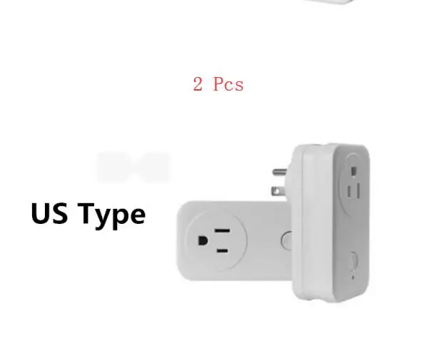 Timethinker, 2 шт., умная Wi-Fi розетка, AU, US, EU, UK, розетка для Apple Homekit, Alexa, Google, домашний помощник, Siri, голосовой пульт дистанционного управления - Цвет: US Standard