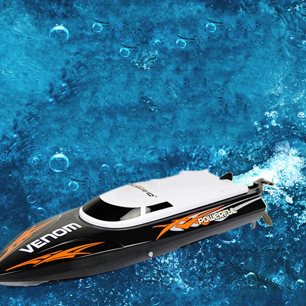 BK HIINST flytec 2011-5 Высокоскоростной RC лодка приманка 2,4 ГГц 4 канала гоночный пульт дистанционного управления 2,4 ГГц лодка рыболовные лодки RC игрушки z0116 - Цвет: BK