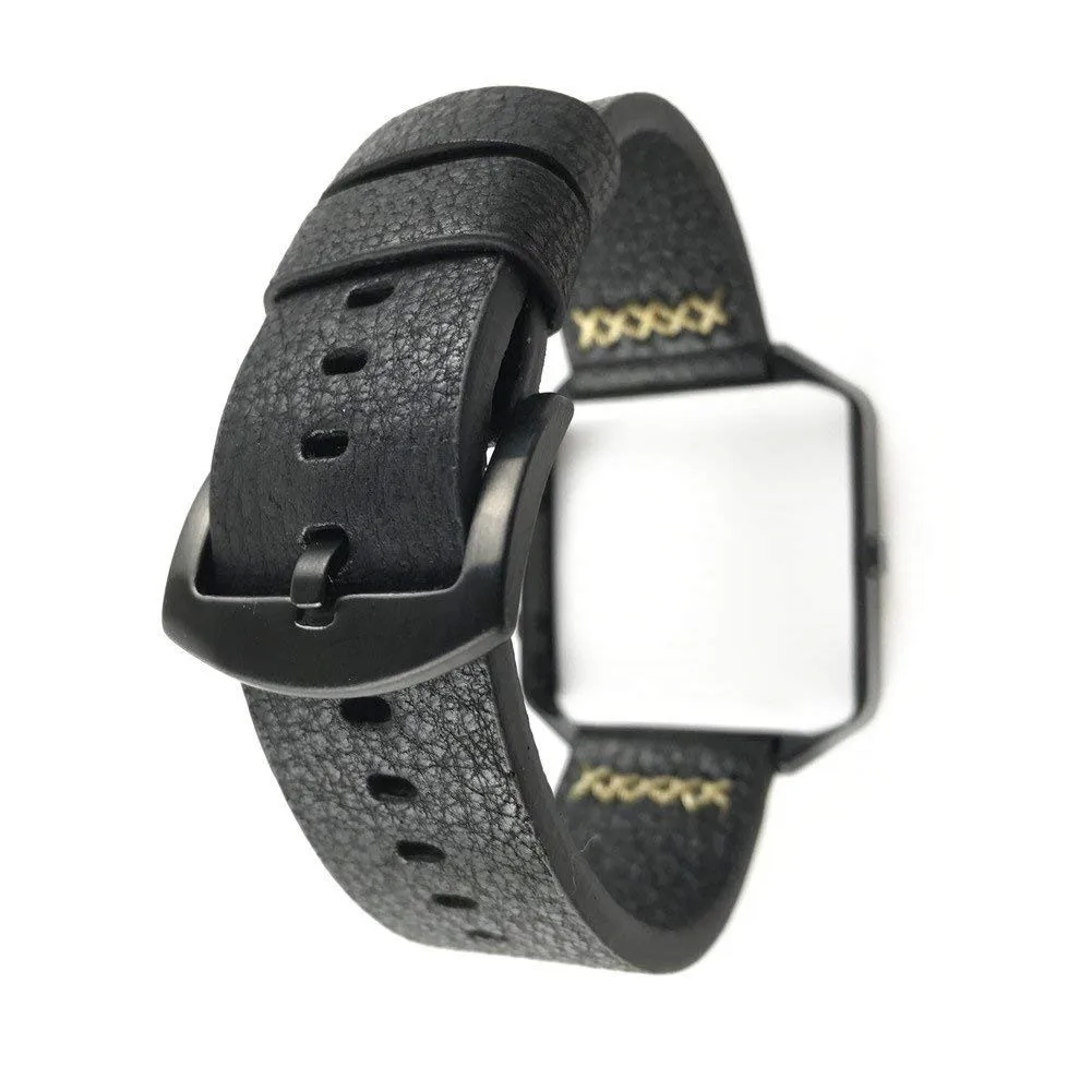 FOLOME Модный деловой удобный кожаный ремешок для Fitbit BLAZE Band с чехлом Сменные Смарт-часы аксессуары