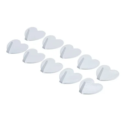 Белый 10Pcs/Lot Bathroom Hooks Clothes Coat Key Storage Holder Self Adhesive Hooks On The Wall Door Kitchen Tools Organizer - Цвет: Белый
