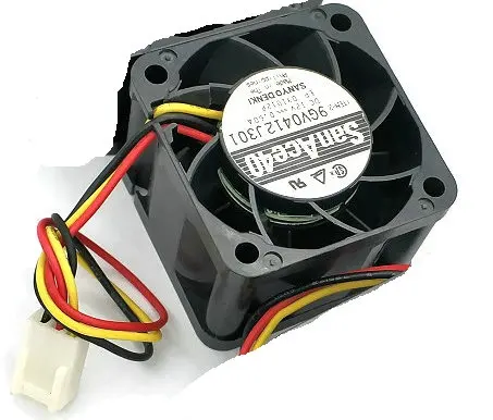 Sanyo 4 см 4028 12v 0.6a 9GV0412J301 40x40x28 мм 3 провода Вентилятор охлаждения - Цвет лезвия: c