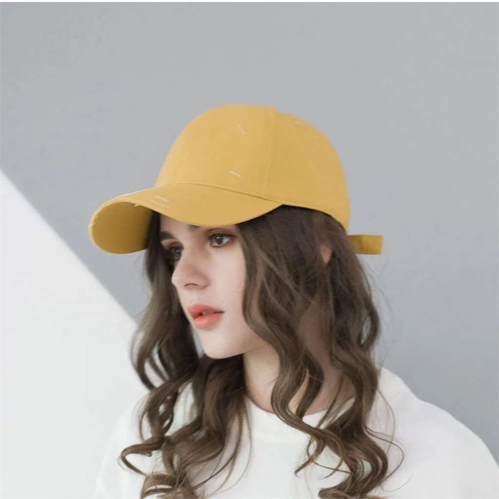 hat baseball capball cap Unisex Ponytail Messy Buns Trucker Plain Baseball Visor Cap Dad Hat NEW casquette homme HOT SALES