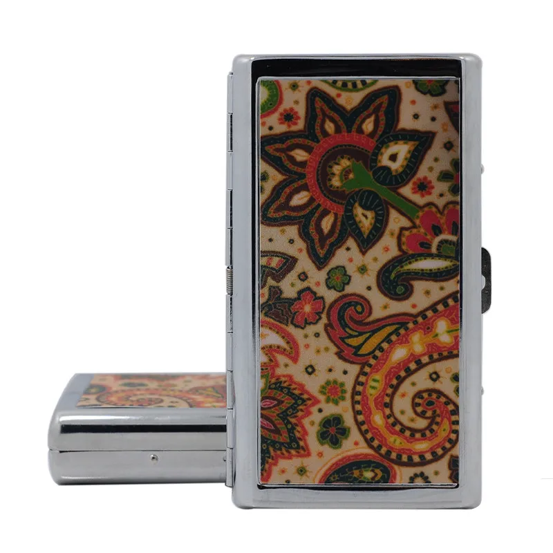 MSCC0017G Эксклюзивный европейский и американский стиль тонкая сигарета чехол для женщин удлиненный металлический светильник Pitillera Chicha Cigarrera Para Dama - Цвет: MSCC0017G