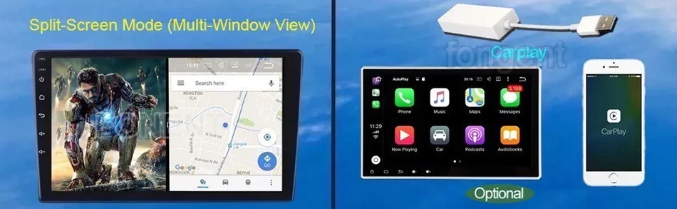 Cheap 7" HD Digital Capacitive Touch Screen Universal 2 din android 9.0 Octa Core 4G RAM 32G ROM for Nissan Toyota car audio stereo 14