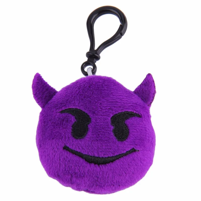 

Emoji Keychain Plush Keyring Emoticon Key Ring Plush Face Emoji Key Chain Bag Hanger Phone Chain Fur Keychain