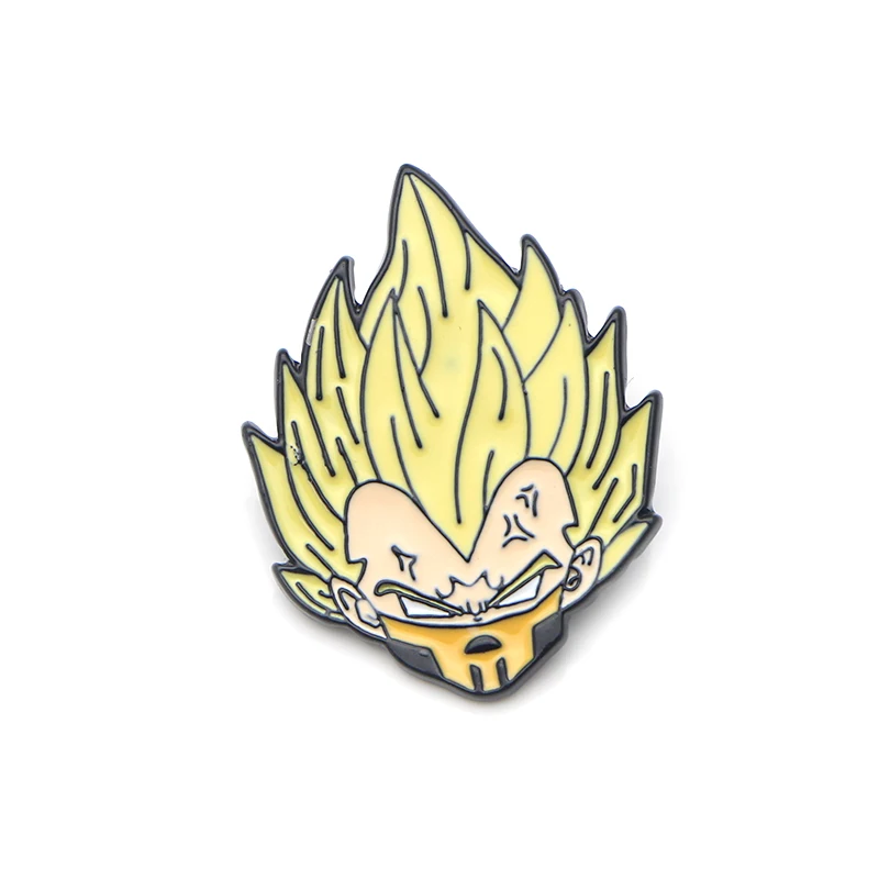 Patchfan Dragon ball персонажи цинк галстук мультфильм шпильки своими руками рюкзак одежда броши для мужчин и женщин Декоративные значки медали A1453