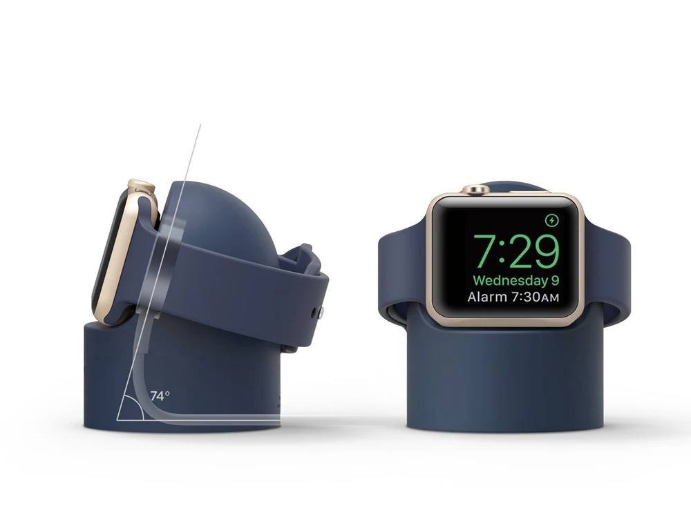 Подставка для зарядки для Apple watch Series 1 2 3 4 44 мм 42 мм 40 мм 38 мм силиконовый кронштейн для iWatch настольная подставка