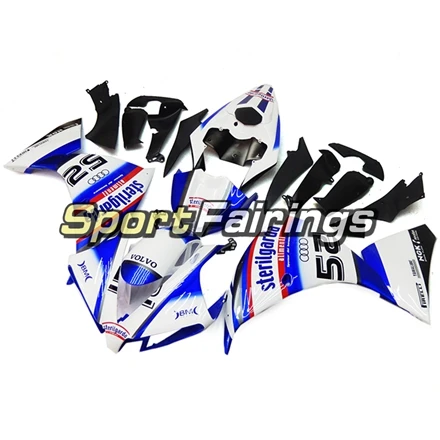 Сине-белые капоты для Yamaha 2012 2013 YZF1000 R1 из АБС-пластика, литой мотоциклетный каркаса кузова YZF R1 12 13 14 Sportbike корпусов