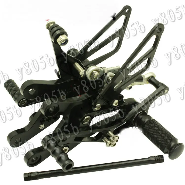 Мотоцикла с ЧПУ Rearset подножки для ног комплект для Yamaha YZF 1000 R1 2004 2005 2006