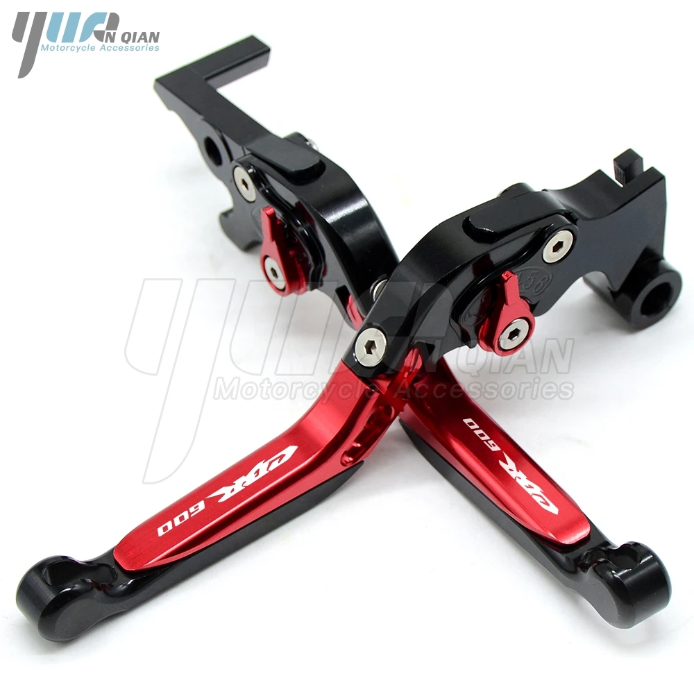 Мотоцикл Алюминий тормоза сцепления рычаги для Honda CBR 600 F2, F3, F4, F4i 1991-2007 CBR600 cbr600 2006 2005 2004 2003 2002 2001 - Цвет: RDBK RDBK