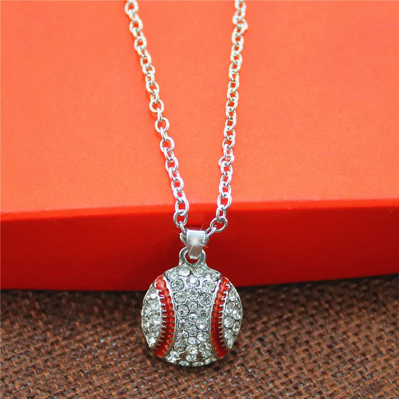 XQ белый золотой бейсбольный ушной крючок серьги ожерелье набор женские модные