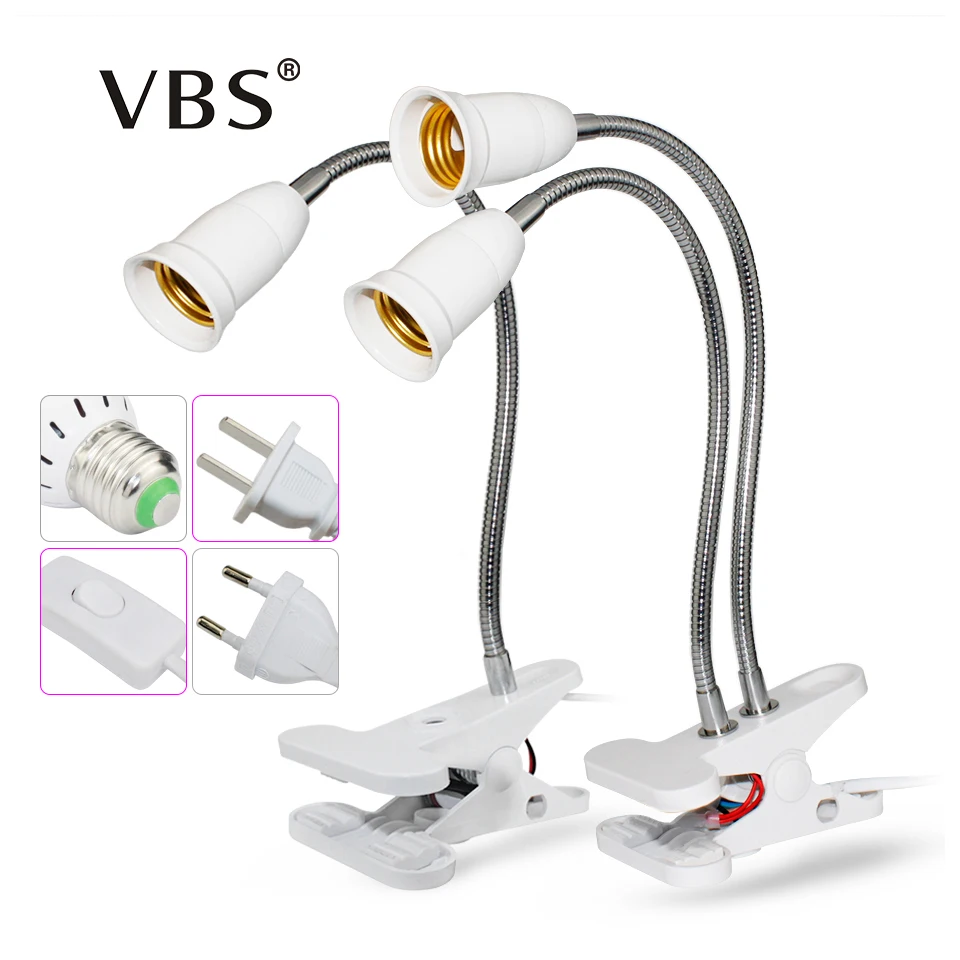 Светодиодная лампа для выращивания растений с одной головкой и двойной гибкая