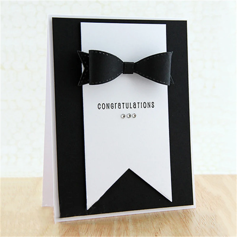 

Naifumodo Bow Tie Metal Cutting Dies Scrapbooking Thanksgiving for DIY Paper Album Card Making Decorative Embossing Craft Dies