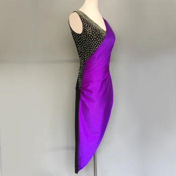 

Custom children's Latin dance competition suit adult Latin dance performance suit Latin dance dress Latin dance skirt