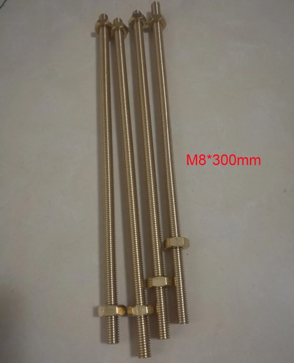 M8 латунь Нитки стержень Нитки ED бар около 300 mm/pc, 4 шт./лот