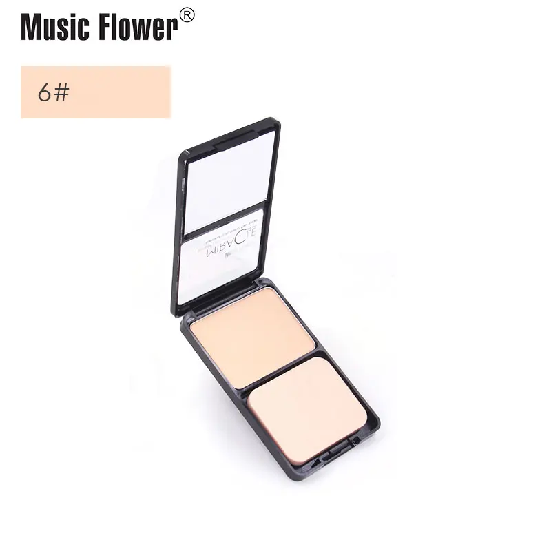 Дропшиппинг Music Flower волшебный минерал твердый порошок матовая Пудра Косметика долговечностью Nude консилер Водонепроницаемый - Цвет: 4085-106