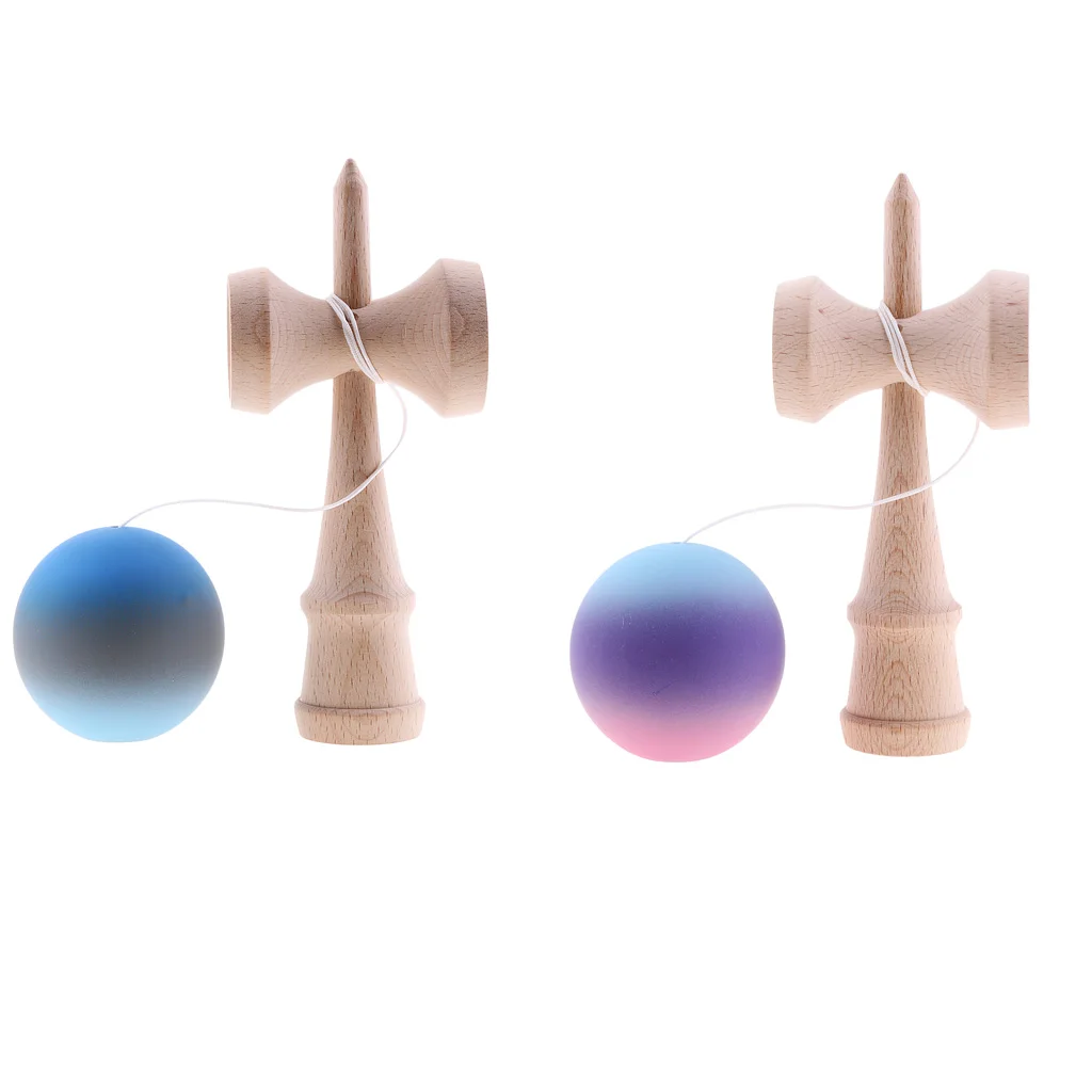 2 шт./упак. Kendama японский традиционный мяч деревянная чашка игра с палочками игровой реквизит Детская Спортивная игрушка для игр на открытом воздухе подарок