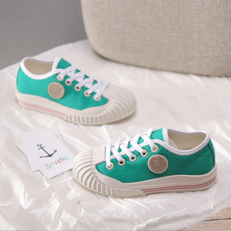 Spring Autumn Canvas Shoes Comfortable Children's Shoes Soft Bottom Fashion Lightweight Casual Shoes Non-slip Breathable