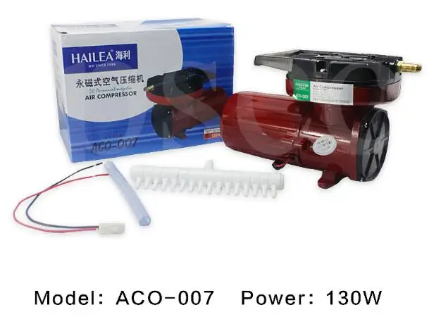 HAILEA ACO-007 батарея кислородный насос 12V двигатель с постоянным магнитом, работающий от постоянного воздушный компрессор. Живой рыбы транспорт воздушный насос постоянного тока, Портативный воздушный насос - Цвет: ACO-007