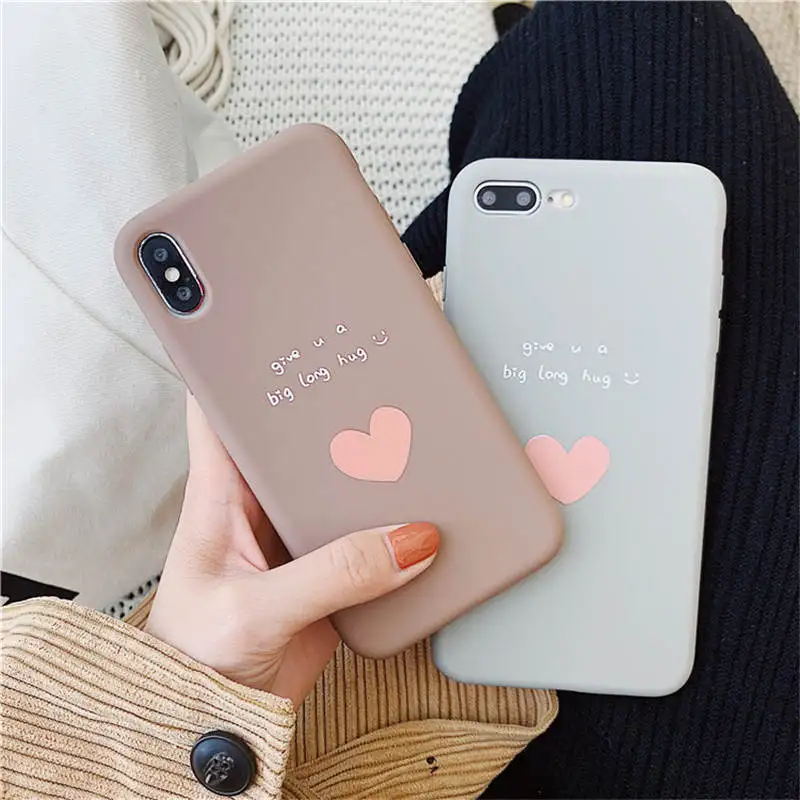 Новый любимый сплошной цвет для Iphone 66S 6P 78 78plus X Xs Xr Xsmax мягкая оболочка