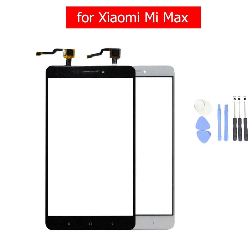 6,4" для Xiaomi mi Max сенсорный экран стекло панель планшета сенсор Сенсорная панель спереди стекло панель для mi Max ремонт запасных Запчасти