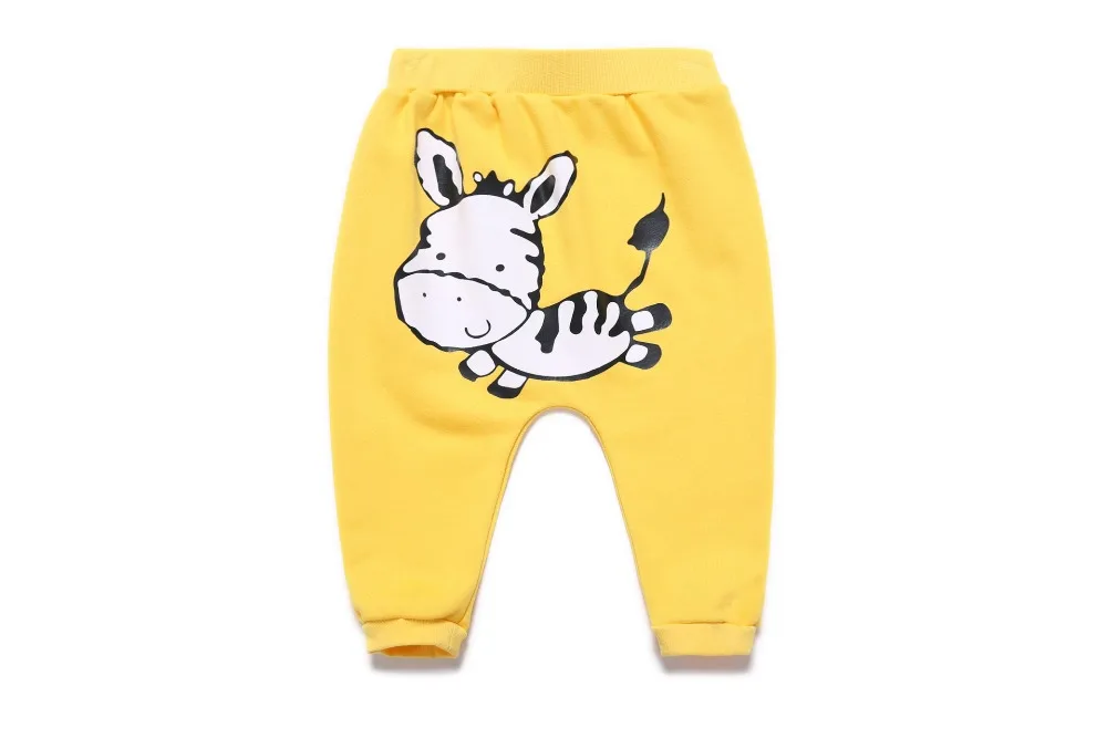 PP брюки 2018 детская модная модель Babe детские с принтом животных одежда длинные