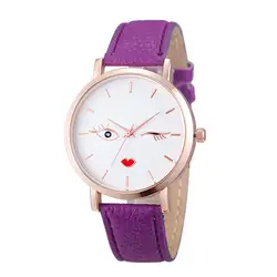 Модные Часы кожа наручные часы нержавеющей мужчины женщины Сталь аналоговые кварцевые часы известный бренд дамы Искусственная кожа 88