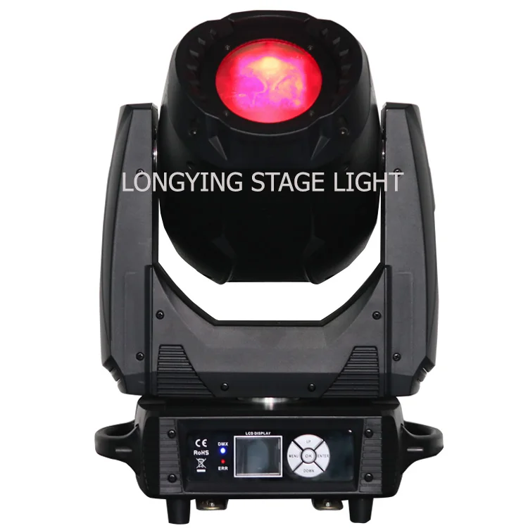 Free Shipping 2pcs/lot New 200W LED Wash Moving Head Light Plus ZOOM Features 13/16 DMX Channels DJ CMY Infinite Color Mixture