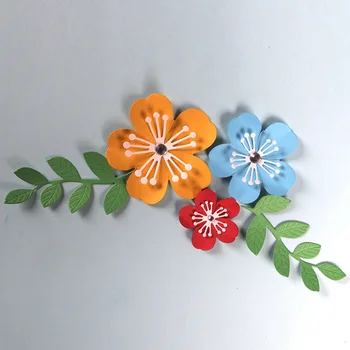 

DUOFEN METAL CUTTING DIES branches and flowers lace hollow DIY Scrapbook Paper Album 2019 new