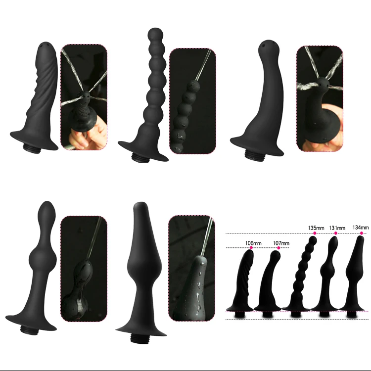 Wetips Силиконовые анальные Душ Насадка На клизму анальный очистки очиститель