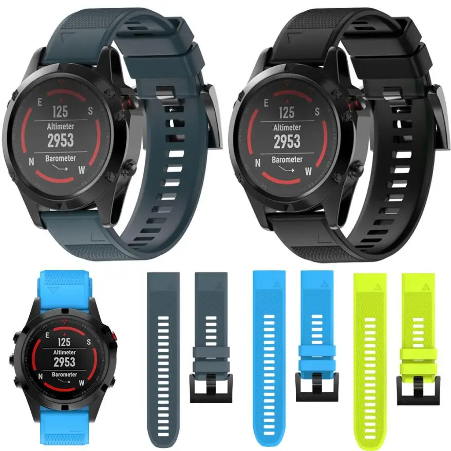 HL замена из силикагеля, мягкий ремешок для Garmin Fenix 5 gps часы леверт Прямая поставка oct23