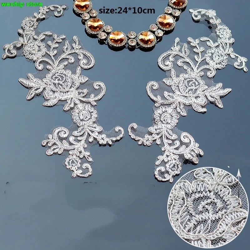 2017 Новинка DIY 3D белые автомобильные кружевные цветы упаковка одежда аксессуары