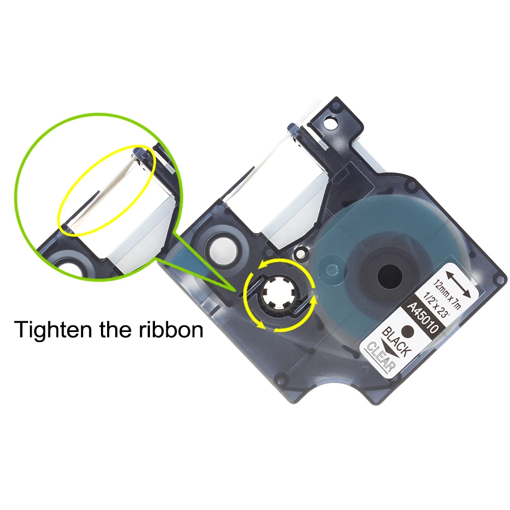 6 упаковок комплект картриджей совместимый для запечатанная лента маркировки DYMO
