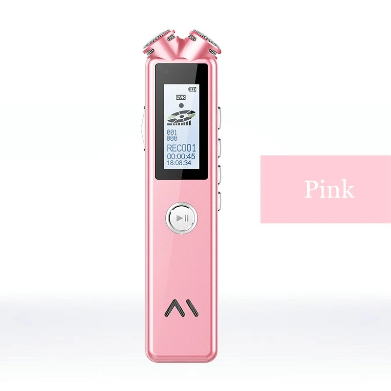 Yescool A20 Мини цифровой Аудио Диктофон умный голосовой активированный MP3 музыкальный плеер черный синий белый розовый вариант