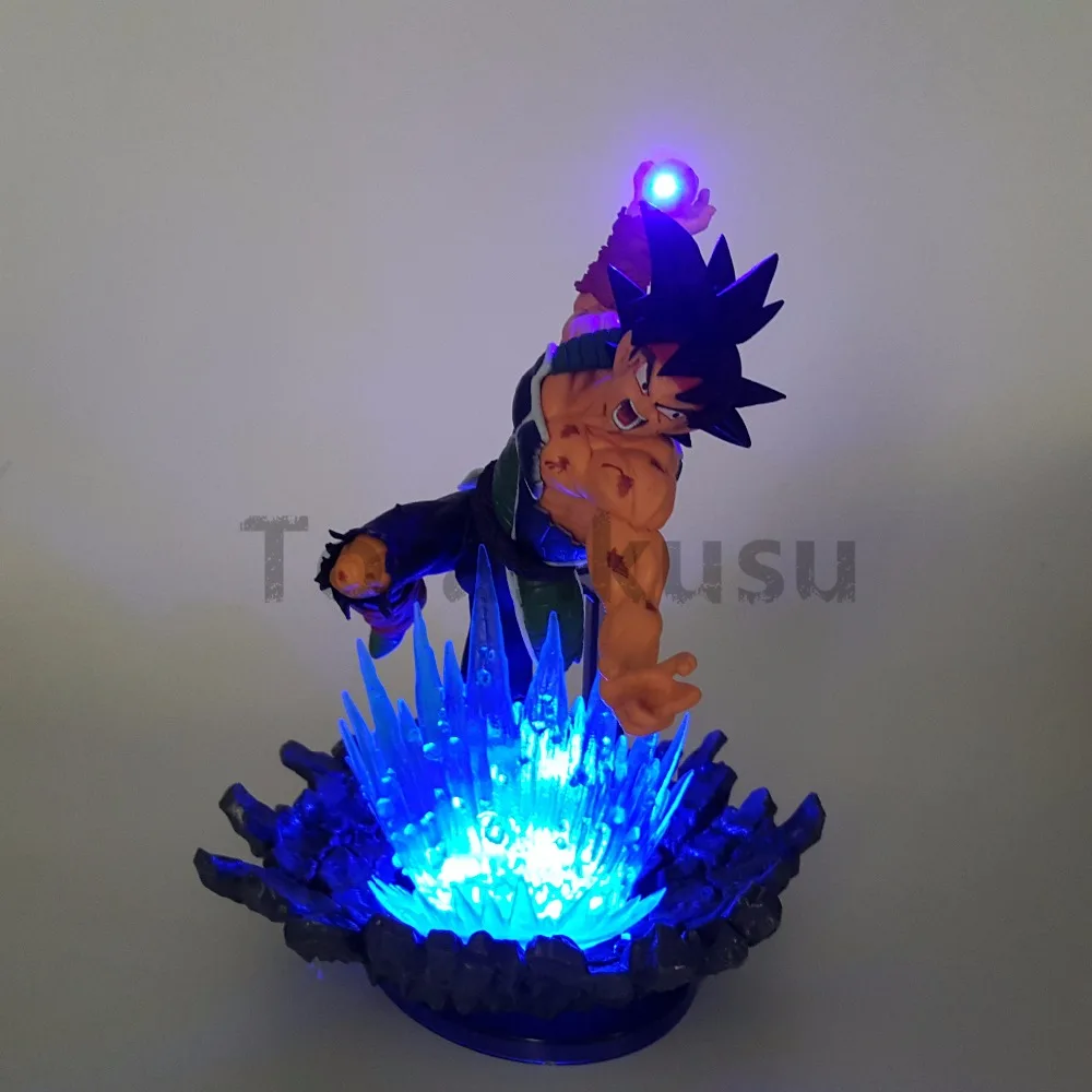 Dragon Ball Z лопуха PVC Фигурки Свет Супер Saiyan Мощность аниме Dragon Ball Супер лопуха Гоку фигурка DBZ игрушка