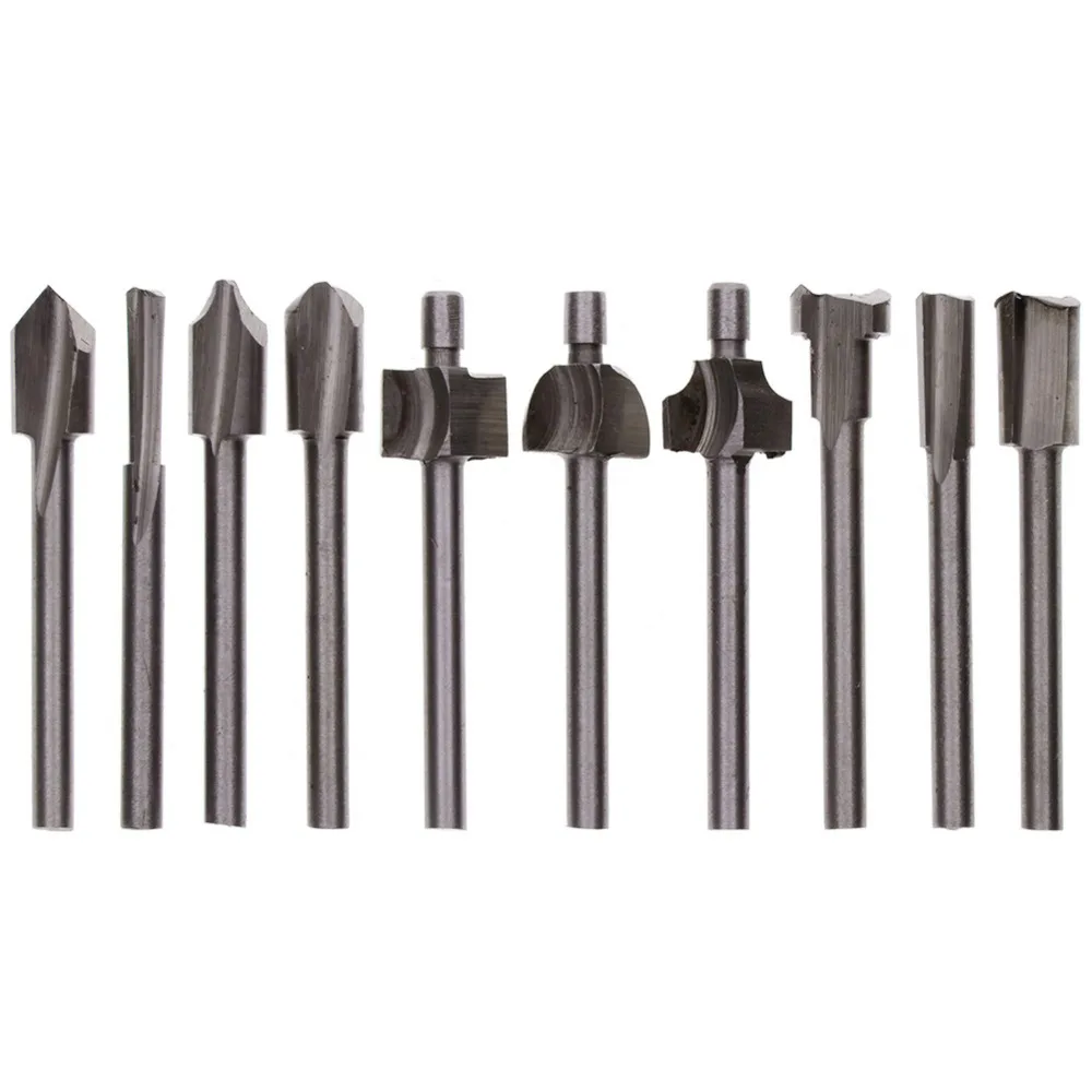 

2018 New Router Bit Mini PCB Carbide Machine Tools End Mill 3.175 Diameter Cnc Cutting Bits Milling Cutters Kit New #272395