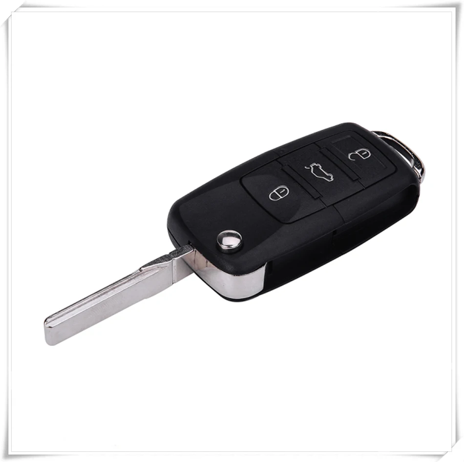 Djbfandea 3 шт./лот 1J0 959 753 AH 753AH дистанционного ключа для VW/VOLKSWAGEN 1J0959753AH Passat BORA POLO GOLF Beetle с HU66 лезвие