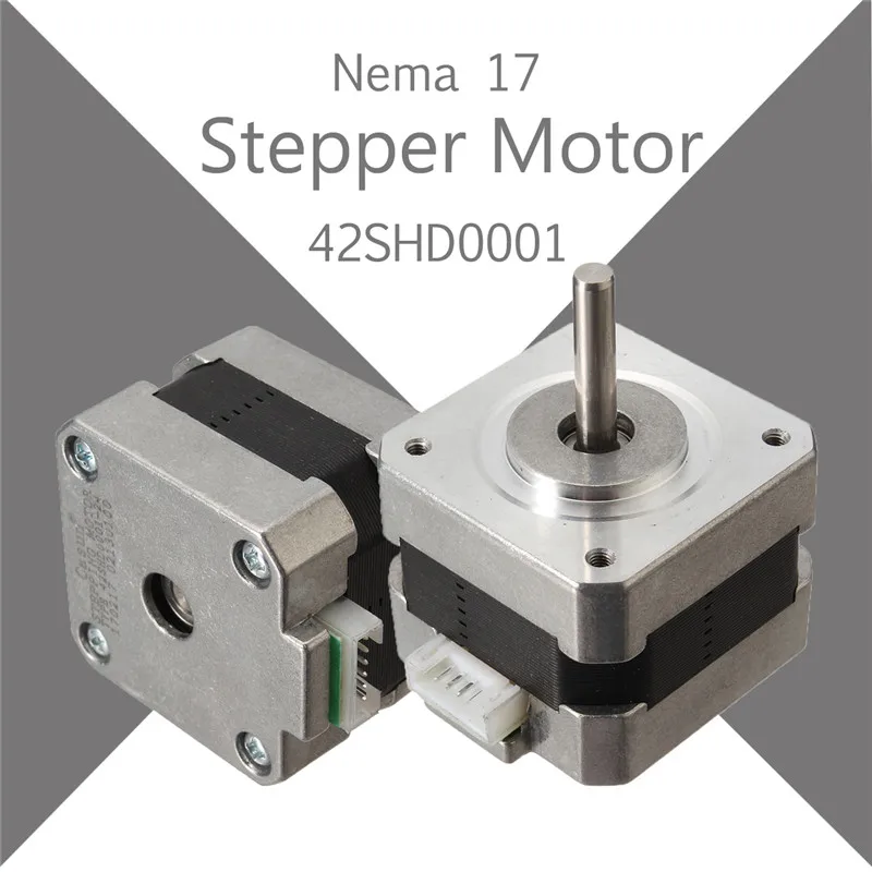 Nema 17 шаговые двигатели биполярное 4 приводит 34 мм 12 В 1,5 26Ncm (36.8oz.in) 3d принтеры мониторинга оборудования 42SHD0001 горячие микро двигатель