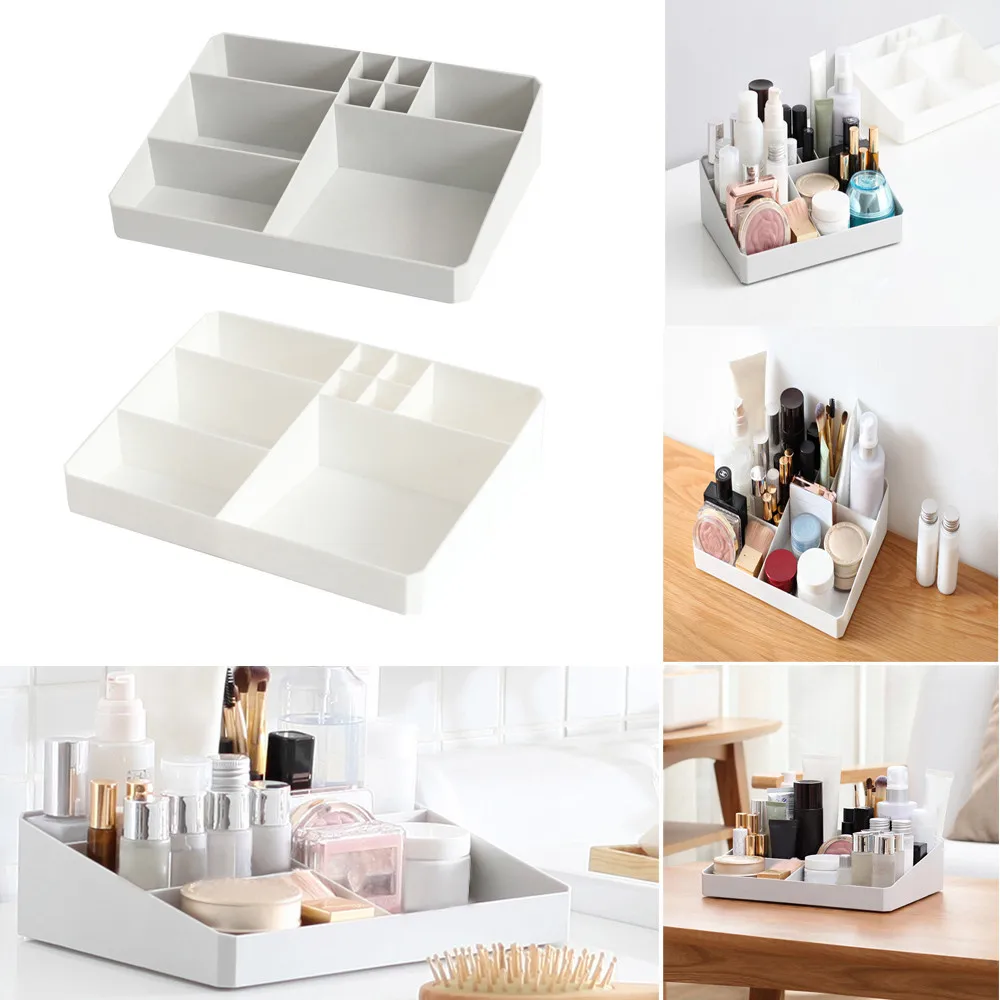 

Fashion Acrylic Makeup Organizer Plastic Display Stand Case Diamond Pattern Storage Box Lipstick Holder Underbed Desktop HX0311