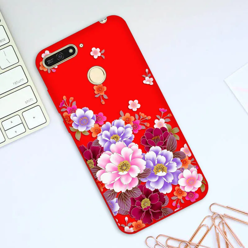 Geruide для huawei y6 prime чехол, Модный черный мягкий силиконовый чехол TPU для задней крышки Чехлы для huawei y6 prim телефон случаях