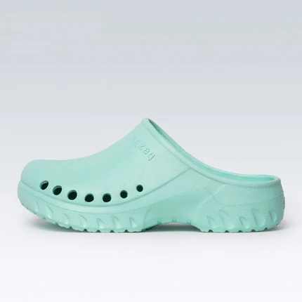 light green Унисекс Спецодежда медицинская Шлёпанцы для женщин хирургии Обувь cleanroom лабораторные работы Обувь больницы отверстие Обувь Спецодежда медицинская Интимные аксессуары - Цвет: light green