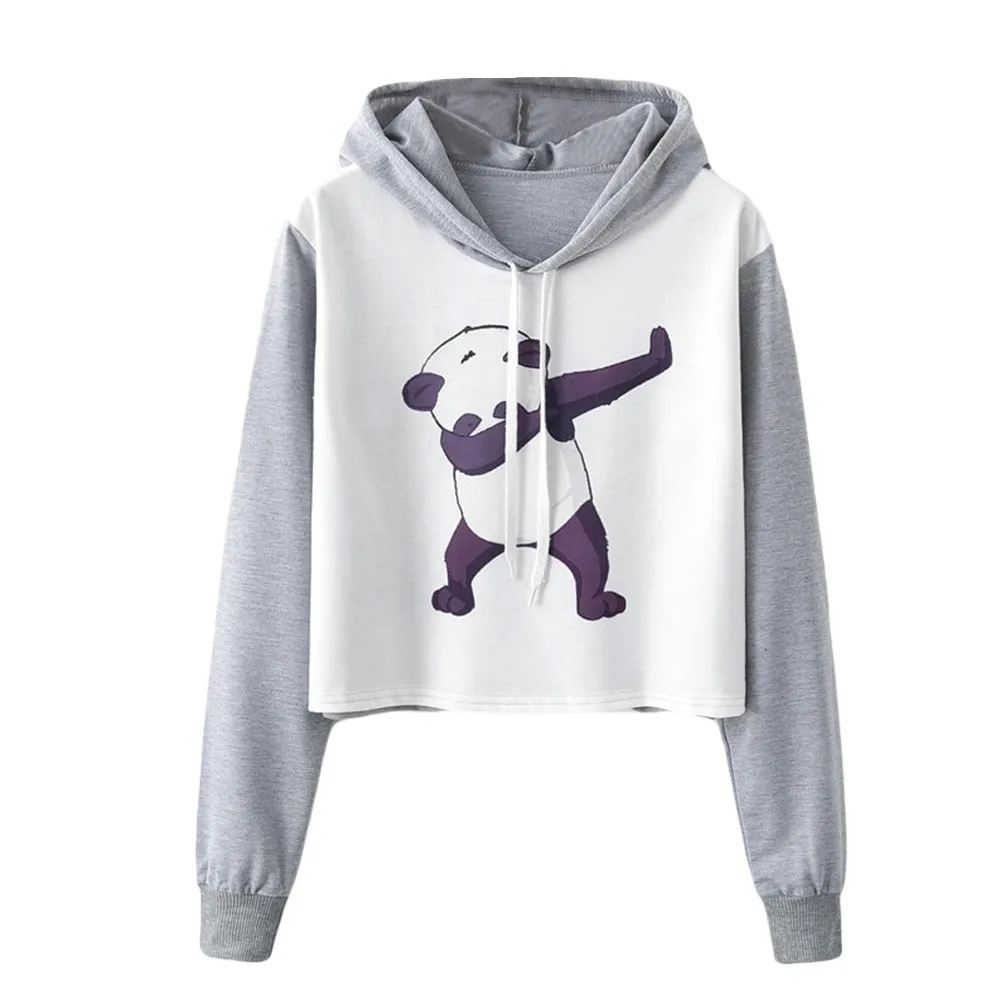 

Women's Long Korean Pop Sleeve Letter Print Drawstring Hoodie Raglan Sweatshirt Polerones Female Cloak Pullover L30719