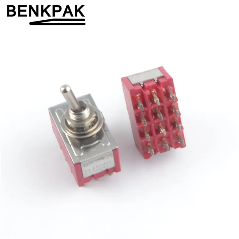 

6mm 12 pins mini toggle switch ON-OFF-ON, mini toggle switch